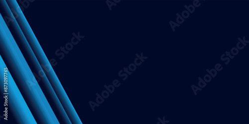 Premium background design with diagonal dark blue line pattern. Vector horizontal template for digital lux business banner, contemporary formal invitation, luxury voucher, prestigious gift certificate