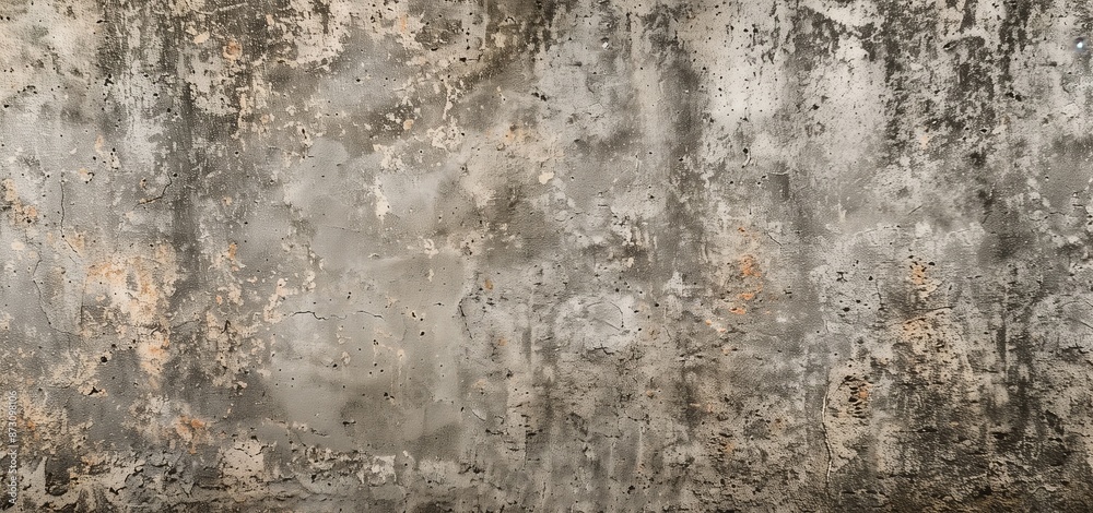 Fototapeta premium High-resolution image of an aged wall with peeling paint and cracks, perfect for use in design projects and textures.
