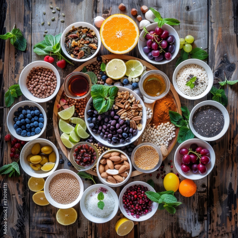 A large assortment of fruits A large assortment of fruits