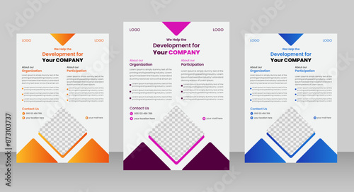 Flyers design .Business brochure flyer design a4 template..Creative Corporate & Business Flyer Brochure Template Design, abstract business flyer, vector template design. 