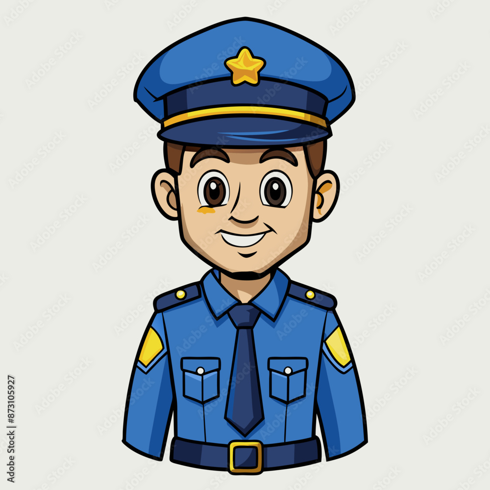 vector illustration of policeman vector illustration of policeman