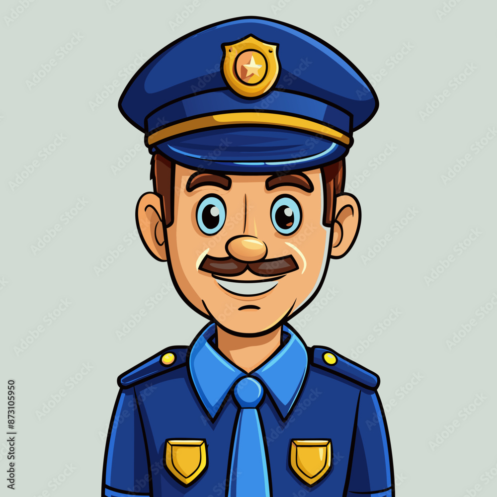 vector illustration of policeman vector illustration of policeman