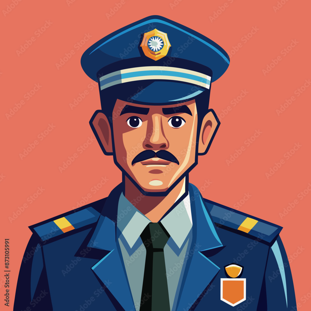vector illustration of policeman vector illustration of policeman