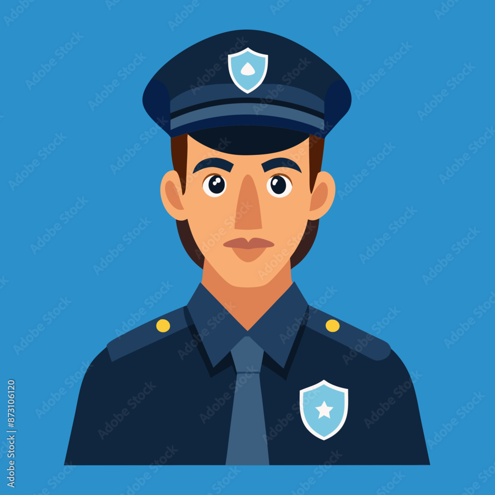 vector illustration of policeman vector illustration of policeman