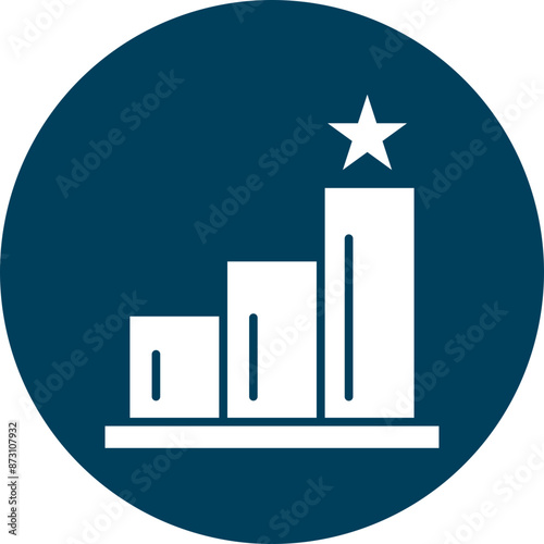 Competition Glyph Circle Icon