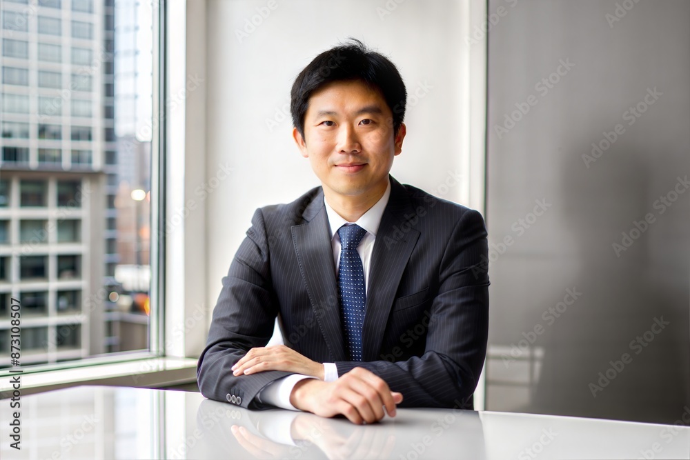 Portrait of Asian Manager in Corporate Business Setting
Portrait of Asian Manager in Corporate Business Setting
