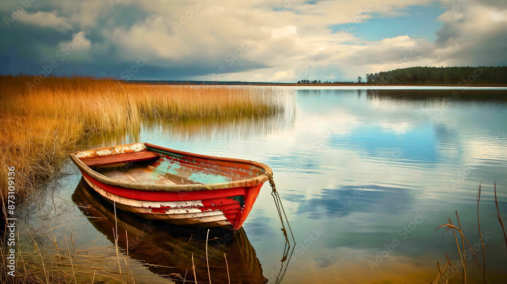 Obraz premium Fishing boat.