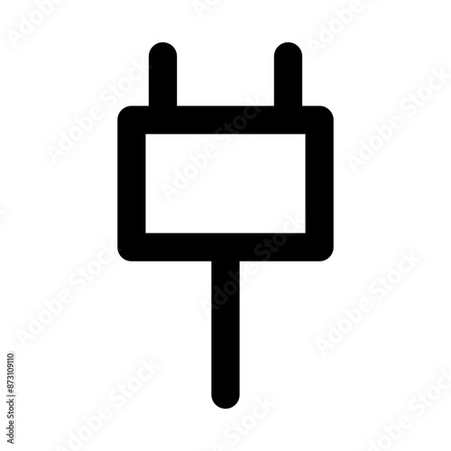 easel with blank canvas