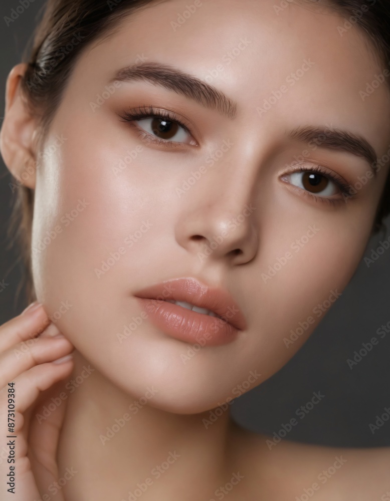 Portrait of a girl with delicate skin Portrait of a girl with delicate skin