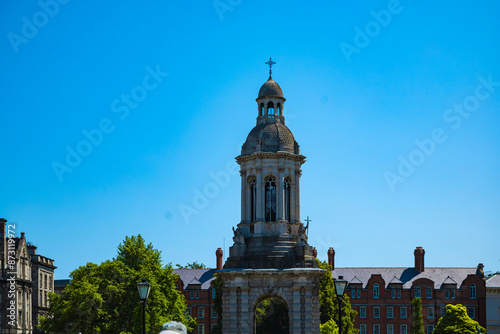Canvas Print Dublin, Ireland - city streets and urban landscape