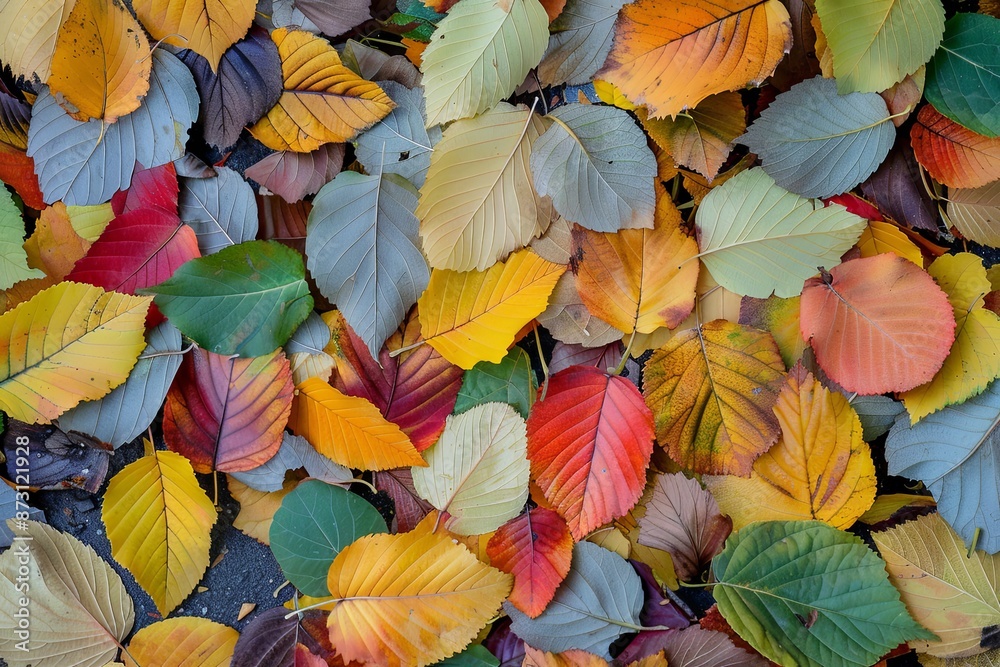 Pile of Colorful Autumn Leaves Representing the Season’s Changing Colors and Beauty, Capturing the Vibrant Shades of Orange, Red, and Yellow in a Natural Setting Pile of Colorful Autumn Leaves Representing the Season’s Changing Colors and Beauty, Capturing the Vibrant Shades of Orange, Red, and Yellow in a Natural Setting