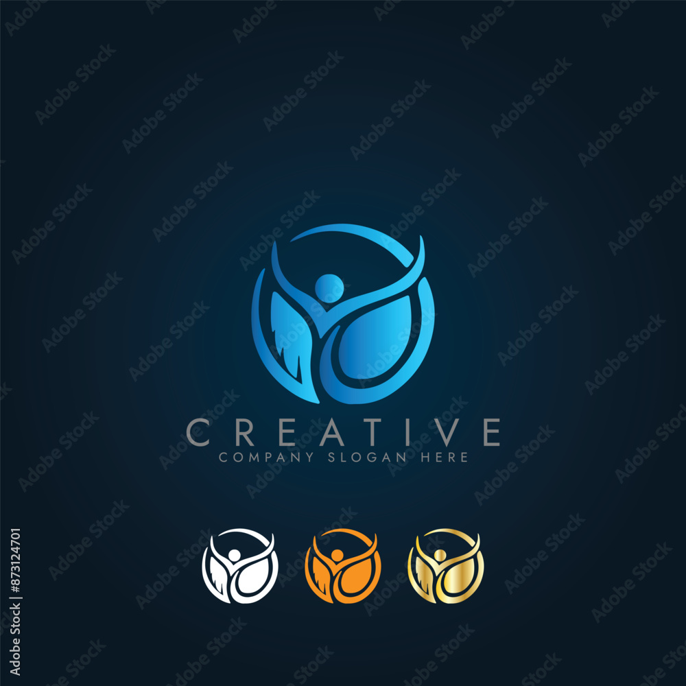 Fototapeta premium Healthy Life, Nature logo element Tree leaf ecology vector illustration design template