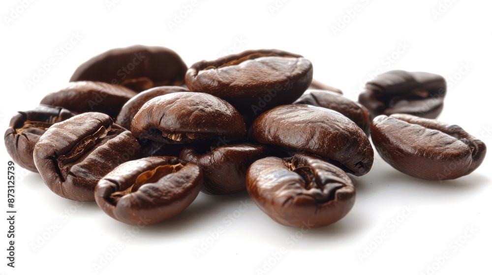 isolated coffee beans isolated coffee beans
