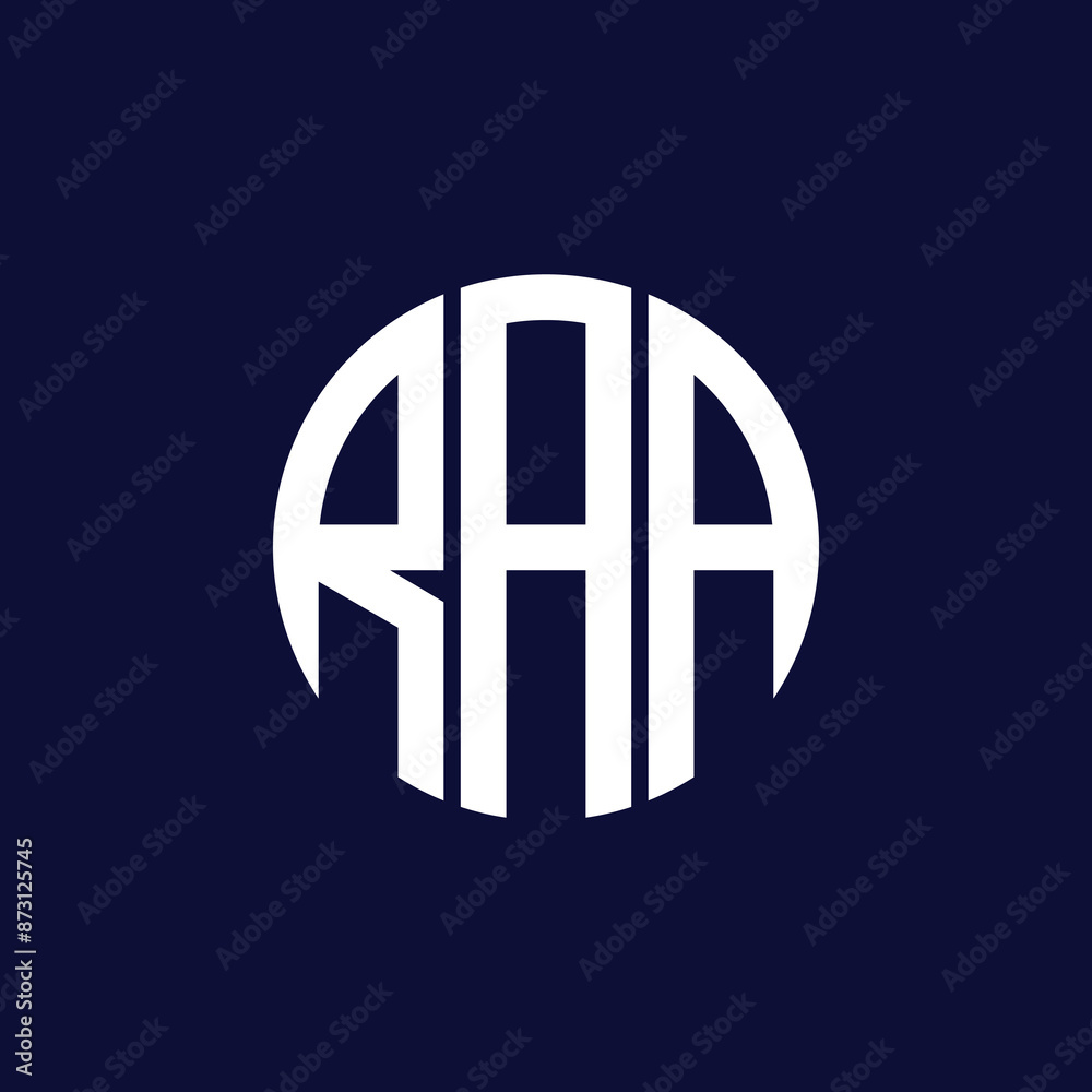 Obraz premium raa circle logo design