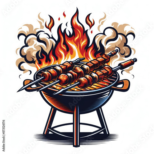 Barbecue vector  Adobe Illustrator Artwork