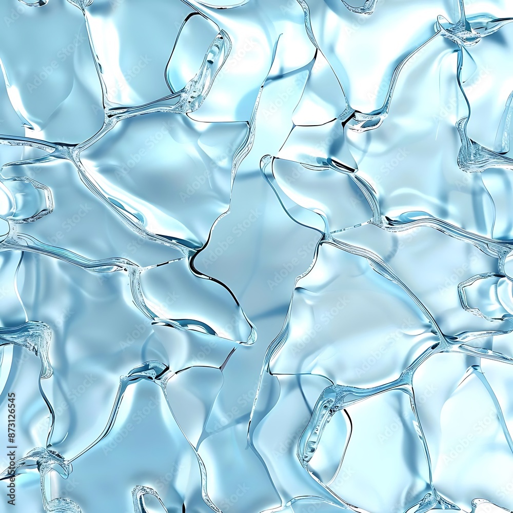 Abstract Background Illustration of Blue Liquid Waves Abstract Background Illustration of Blue Liquid Waves