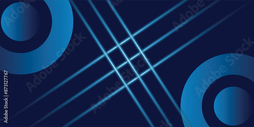 Blue glowing shiny lines effect vector background. Luminous white lines of speed. Light glowing effect. Light trail wave, fire path trace line and incandescence curve twirl.