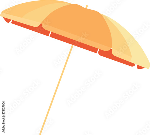 Beach umbrella vector illustration
