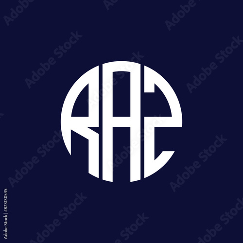 raz circle logo design