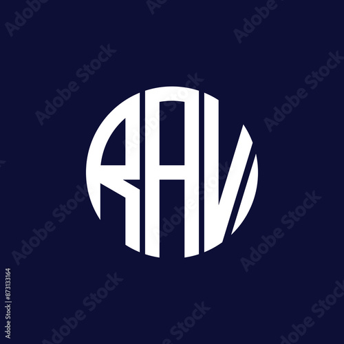rav circle logo design