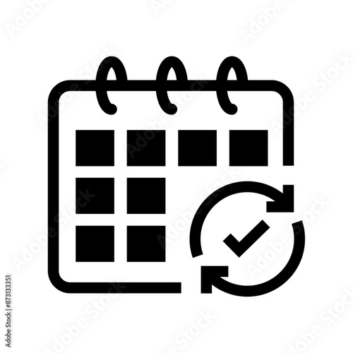 Subscription auto-renewal reminder. Easy editable vector design.