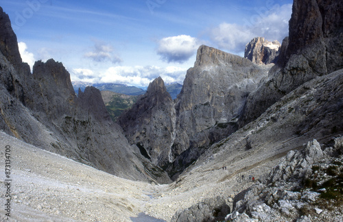 Spektakuläre Gipfel in der Pala-Gruppe in den Dolomiten, Alpen, Italien - Tour -95