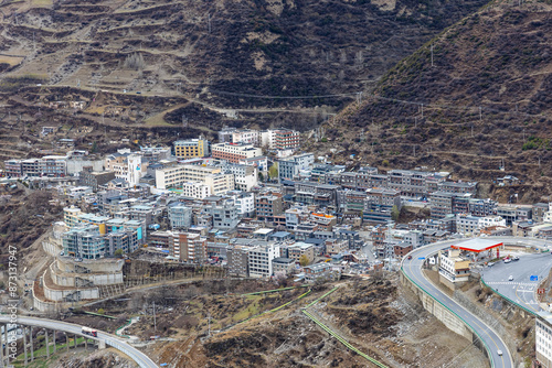 Siguniangshan town or formally called Rilong in Sichuan China, is the base for tourist that intend to hike Siguniangshan in popular Changping or Haizi valley. photo