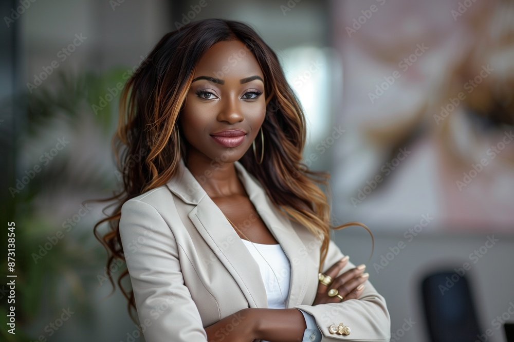 Obraz premium African American Successful Business Woman