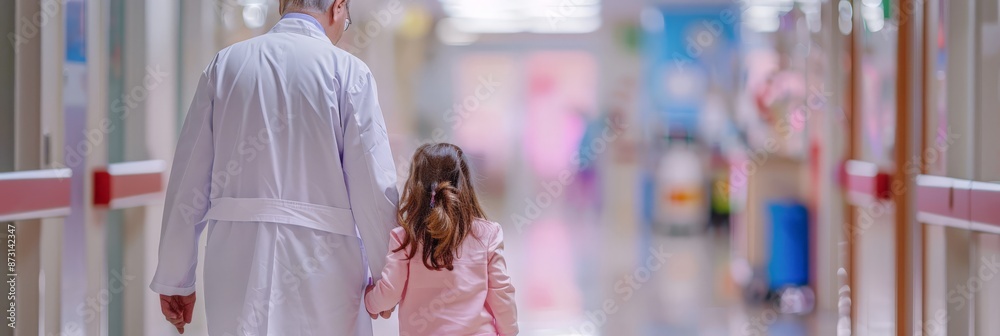 Obraz premium Doctor having a serious conversation with patients in a comfortable setting. Focus on healthcare, communication, and patient care.