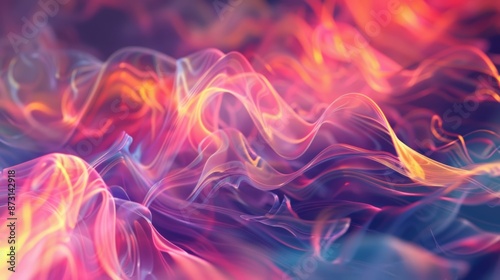 A cascade of vibrant colors and textures evoking the boundless energy of the quantum foam at the smallest scales.