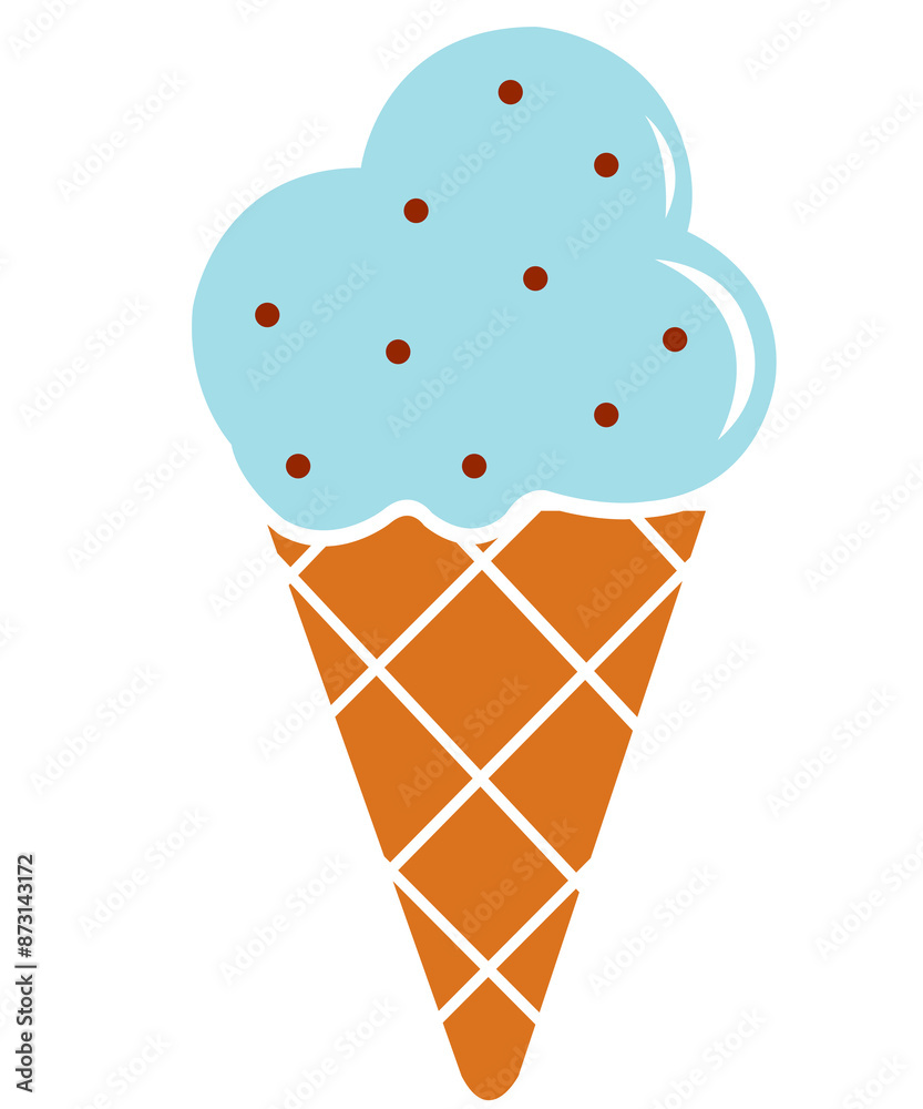 Ice cream clip art design on plain white transparent isolated background for sign, decal, card, shirt, hoodie, sweatshirt, apparel, tag, mug, icon, poster or badge Ice cream clip art design on plain white transparent isolated background for sign, decal, card, shirt, hoodie, sweatshirt, apparel, tag, mug, icon, poster or badge