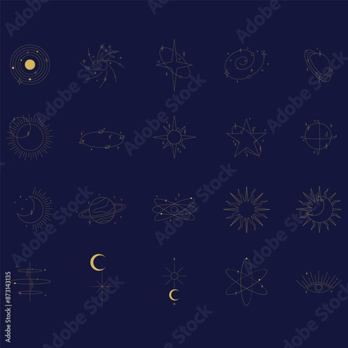 cosmic vintage minimalist
