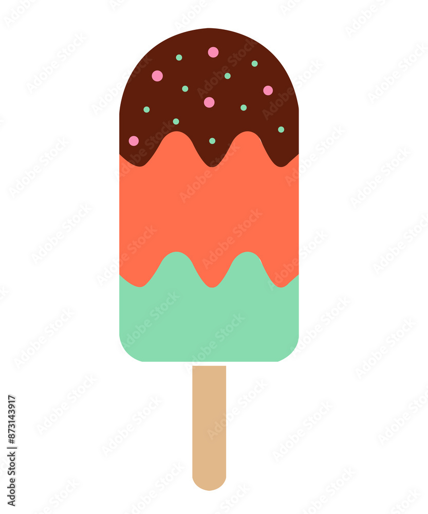 Ice cream clip art design on plain white transparent isolated background for sign, decal, card, shirt, hoodie, sweatshirt, apparel, tag, mug, icon, poster or badge Ice cream clip art design on plain white transparent isolated background for sign, decal, card, shirt, hoodie, sweatshirt, apparel, tag, mug, icon, poster or badge