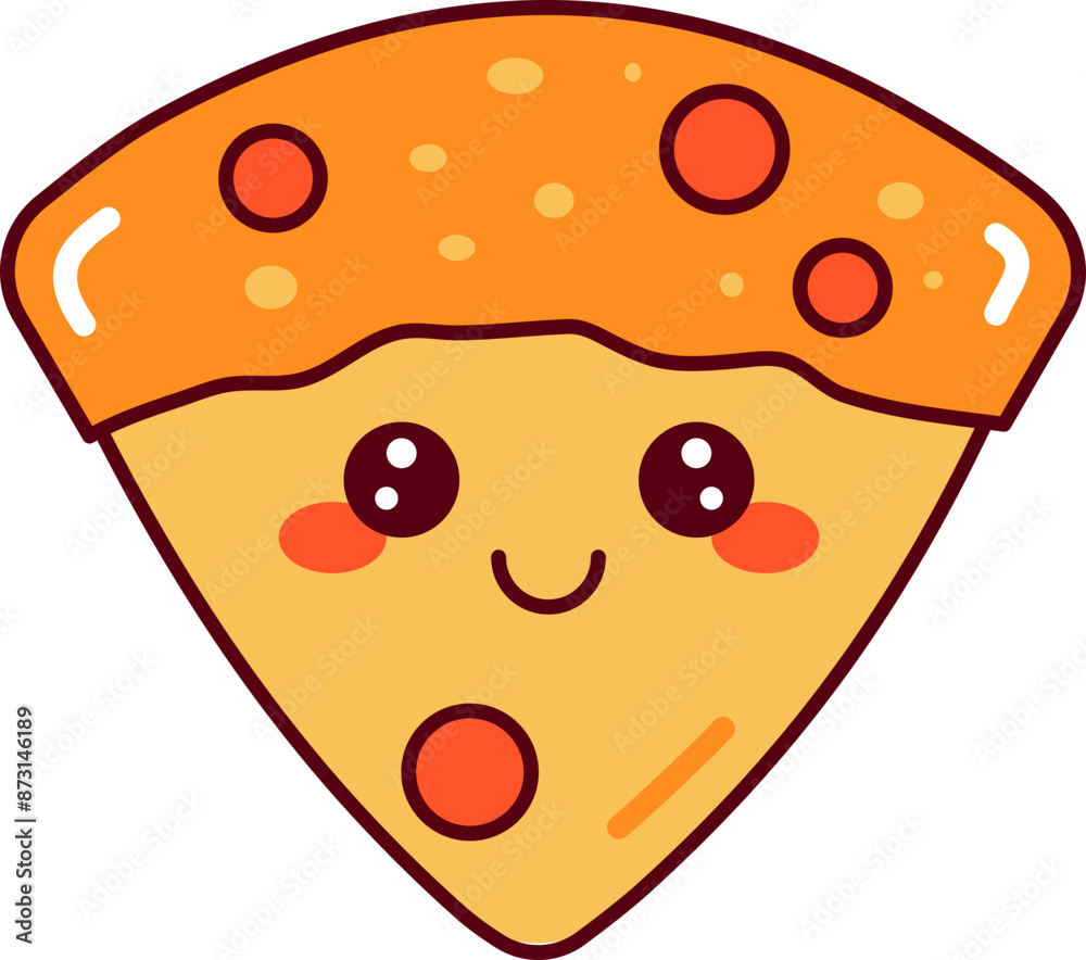 Kawaii Cute Pizza Kawaii Cute Pizza