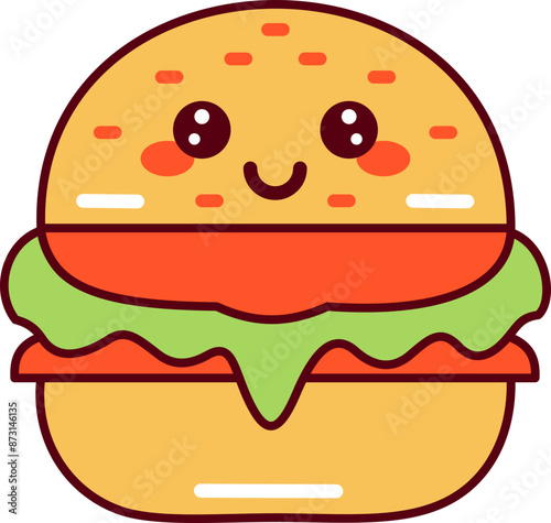Kawaii Cute Hamburger