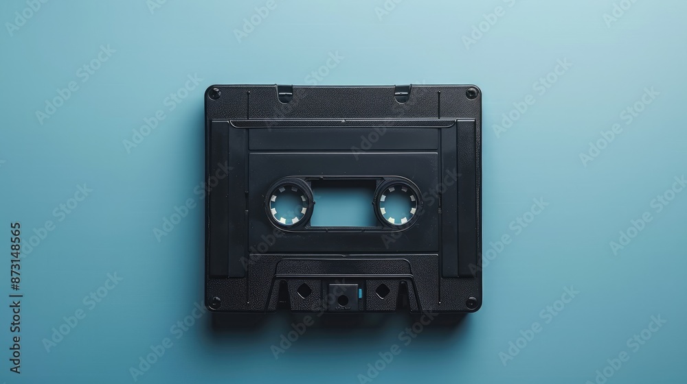 Mockup of VHS tape with space for text Analog video cassette box with clipping path Mockup of VHS tape with space for text Analog video cassette box with clipping path