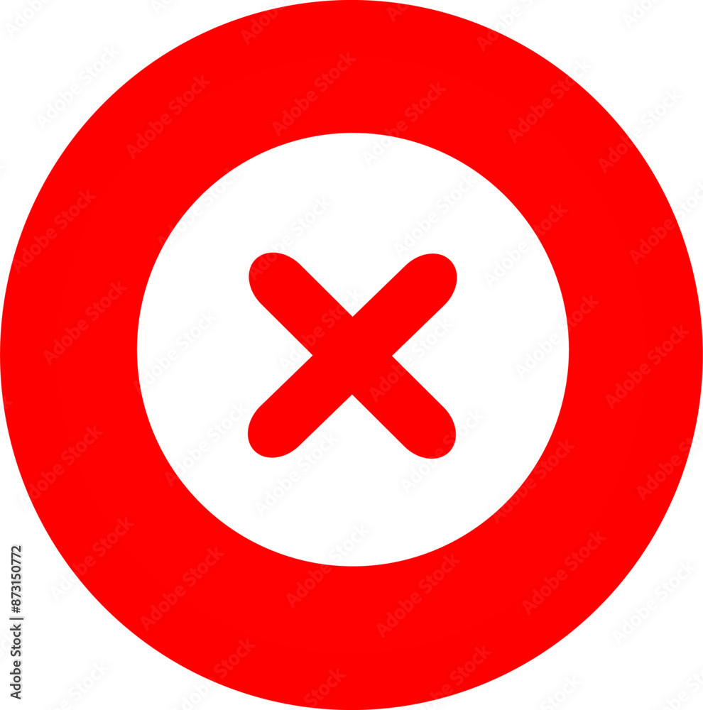 Red cross icon. Cross symbol in red color. Replaceable vector design Red cross icon. Cross symbol in red color. Replaceable vector design