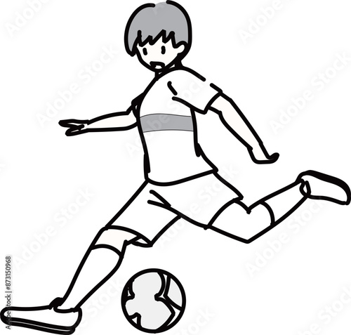 サッカー_キックモーション