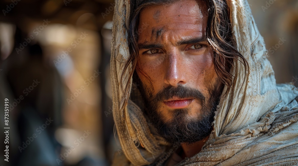 Portrait of Jesus Christ in Classic Robe Portrait of Jesus Christ in Classic Robe