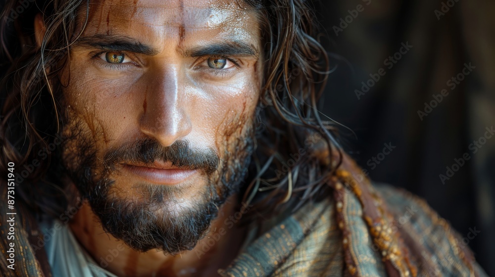 Jesus Christ Traditional Attire Portrait