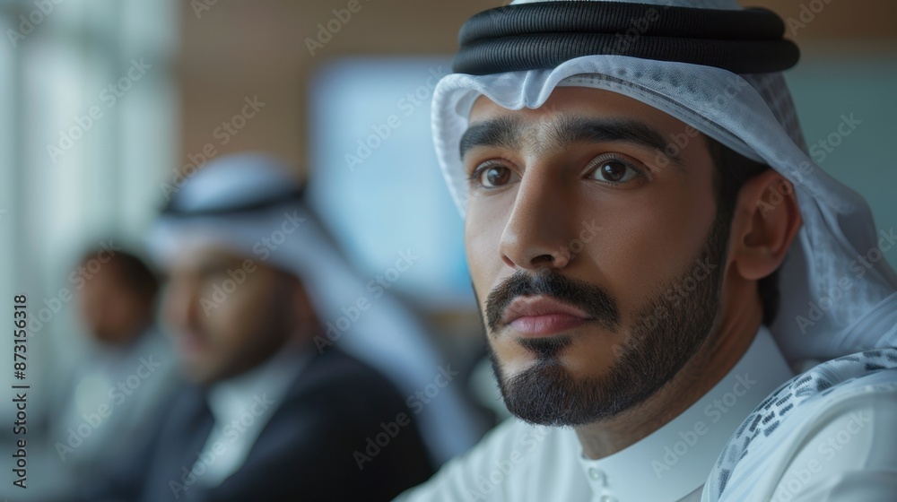 Arab Businessmen in Meeting Room
Arab Businessmen in Meeting Room