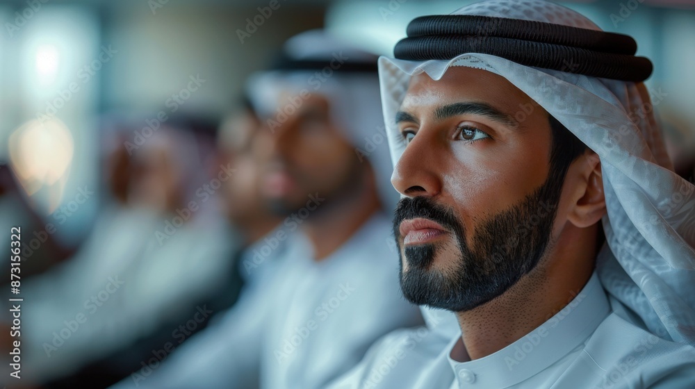 Arab Businessmen in Meeting Room
Arab Businessmen in Meeting Room