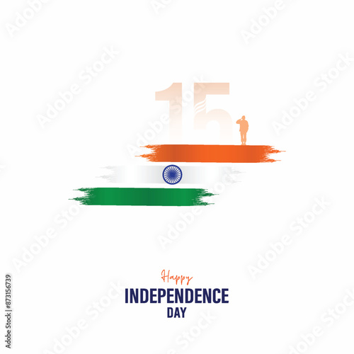 Happy Indian Independence Day, Greeting Card, with, Independence Day India, celebrating india’s independence day with patriotic flair - soldier silhouette, Indian Independence Day, Poster,


