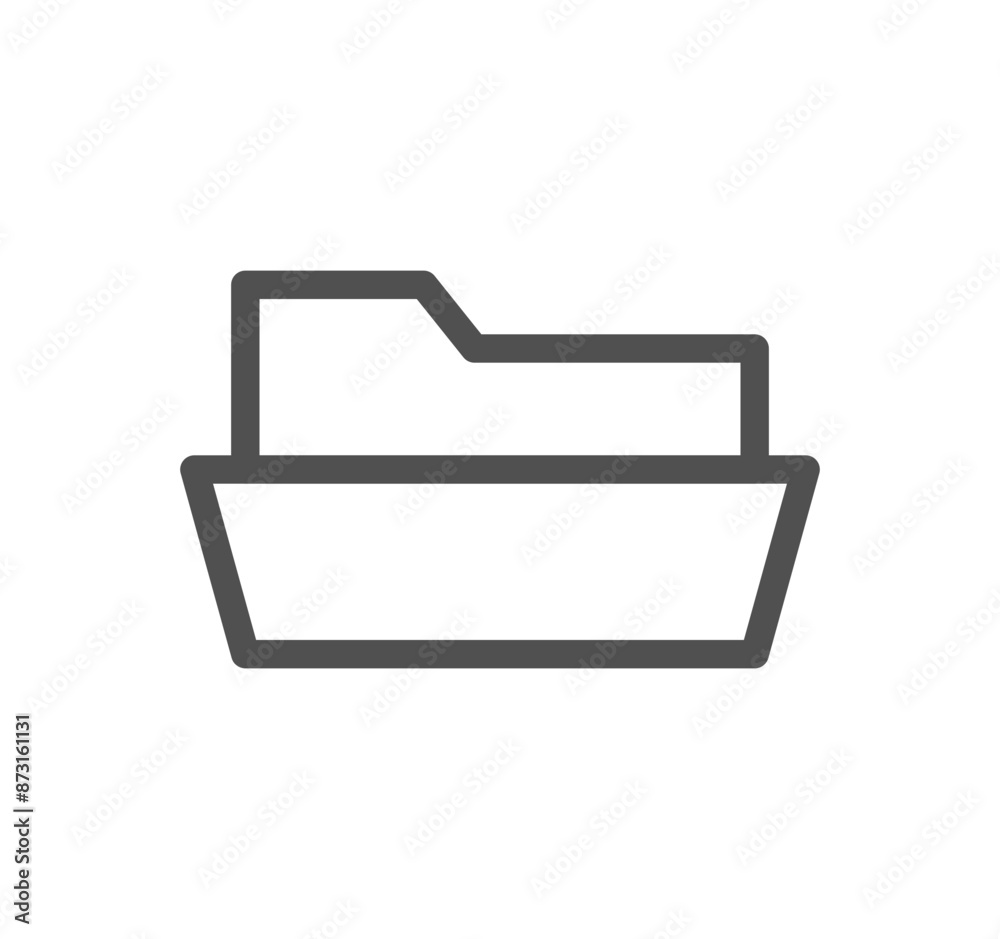 File and folder related icon outline and linear vector.
File and folder related icon outline and linear vector.