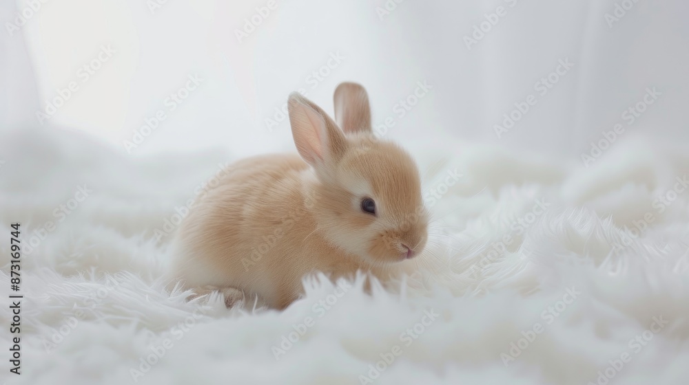 Adorable baby bunny on white background perfect for Easter and newborn celebrations 1 month old pet Adorable baby bunny on white background perfect for Easter and newborn celebrations 1 month old pet