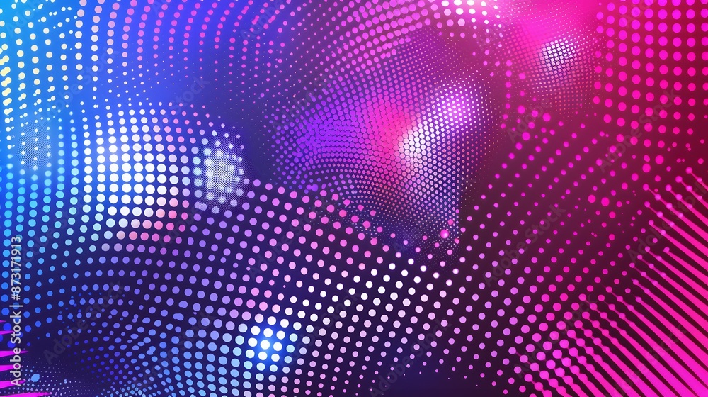 modern blue and purple neon halftone background modern blue and purple neon halftone background