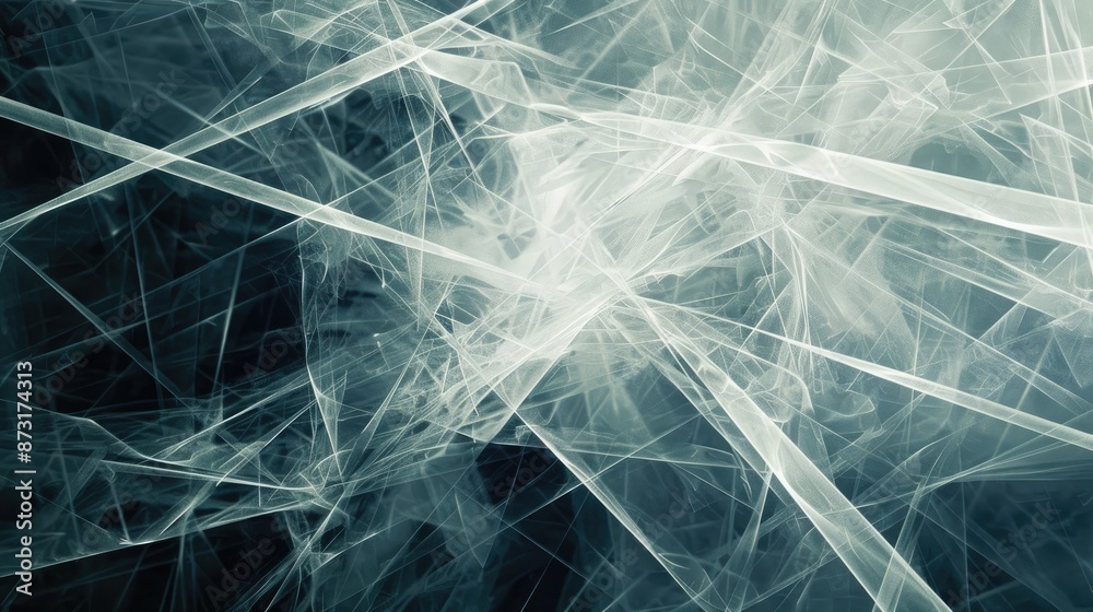 An abstract background with chaotic, intersecting lines creating a web-like effect. An abstract background with chaotic, intersecting lines creating a web-like effect.