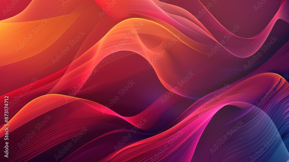 Obraz premium An abstract background with clean lines and subtle gradients.