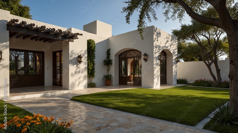 Modern house with classic style Modern house with classic style