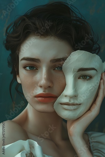 behind mask artistic dramatic aestetic